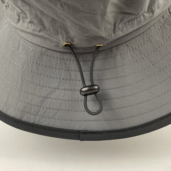 USA Pickleball Boonie Sin Hat Adult L Wide Brim Canvas Mesh Gray - Picture 4 of 7